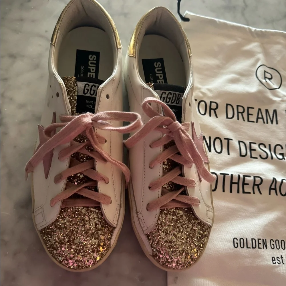 ✨NEW✨ RARE - Golden Goose x Revolve Collector Super Star Sneaker Sz 40 - Picture 3 of 11